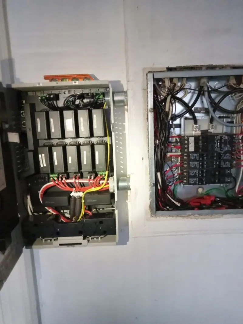 Electrical panel upgrade completed for Security Camera Wiring in Miami Gardens
